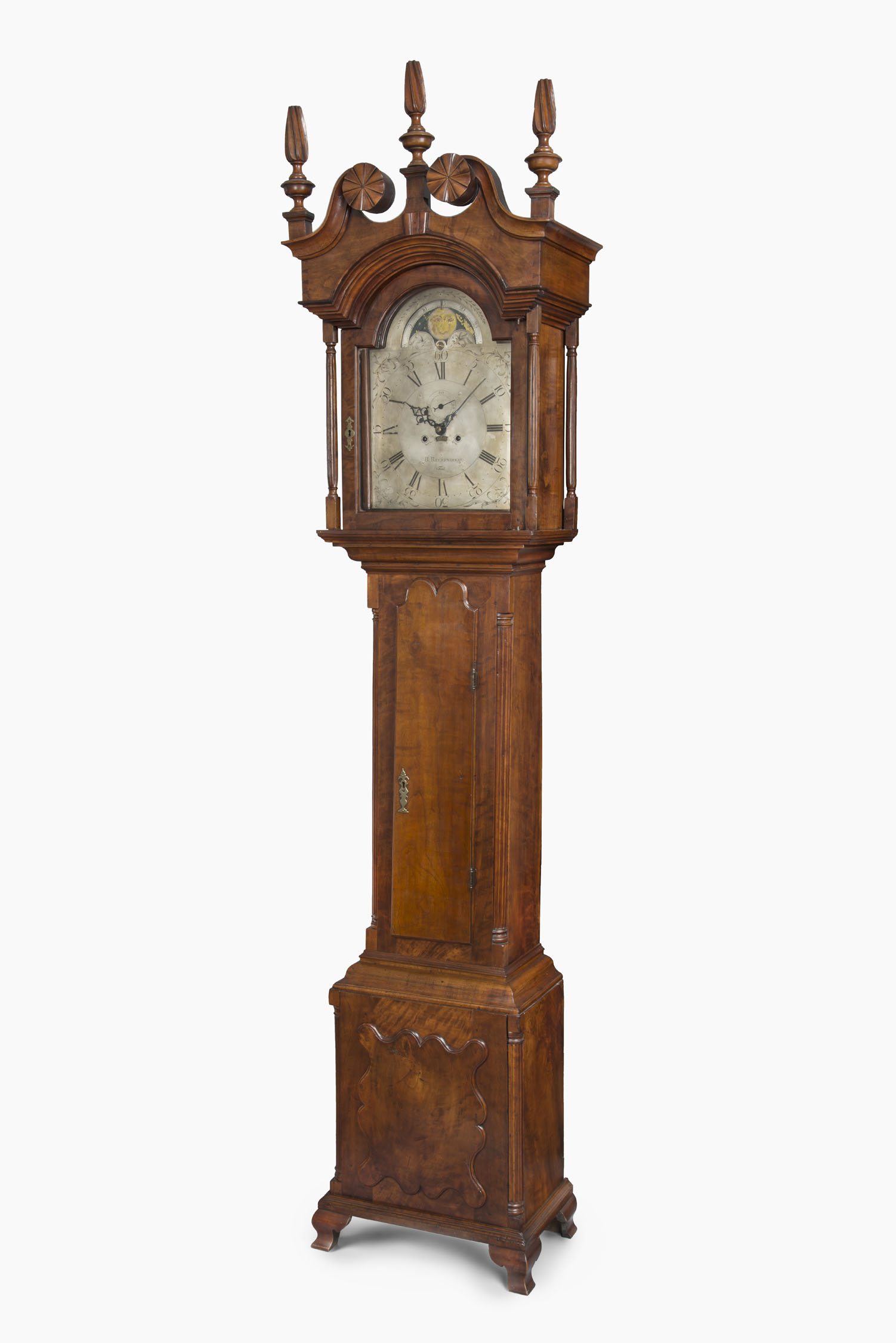 Clock by Benjamin Rittenhouse, Historic Trappe 2014.001.0024. Photo, Gavin Ashworth