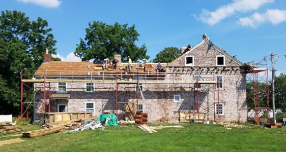 Speakers-House-during-the-roof-restoration-2017 Speakers-House-during-the-roof-restoration-2017